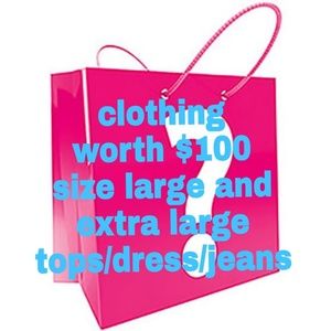 New wot bundle mystery clothing size large  &